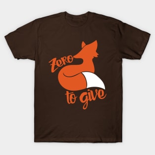 Zero FOX to give T-Shirt